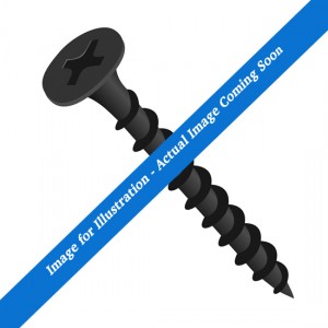 Image for illustration purposes only, actual image coming soon. Black screw